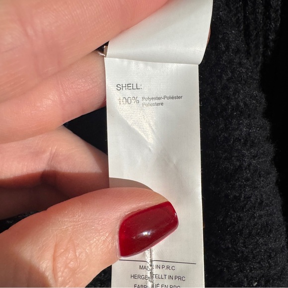 Cupshe Black Long Sleeve Knit Dress Size XS - Picture 5 of 11